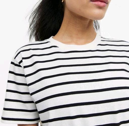 "Women's Cotton Striped T-Shirt: Comfortable & Stylish | [Baeship Studio]"