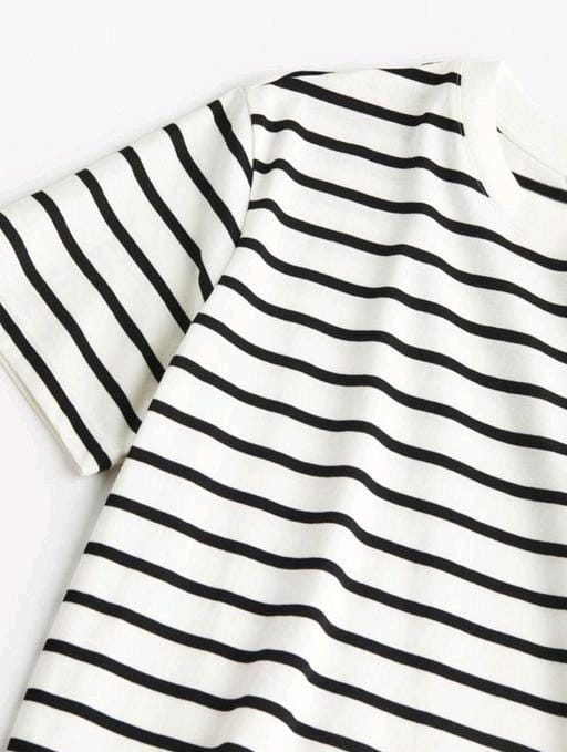 "Women's Cotton Striped T-Shirt: Comfortable & Stylish | [Baeship Studio]"